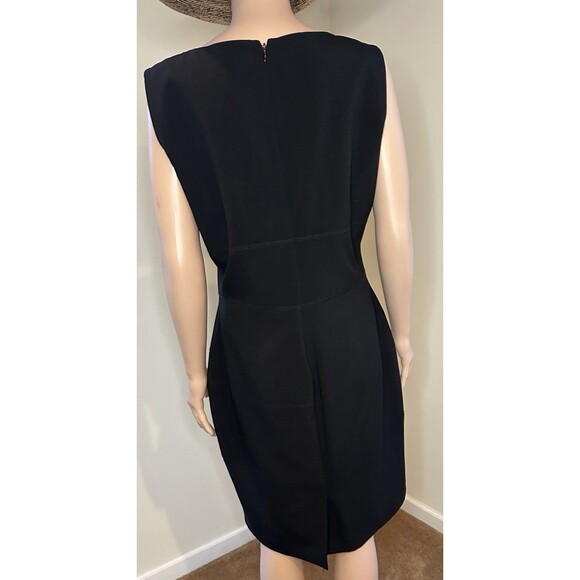 CALVIN KLEIN Sheath Dress Black Sleeveless  Womens Sz 12 NWT Classic - Picture 4 of 16